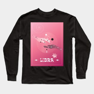 Libra Zodiac Art Long Sleeve T-Shirt